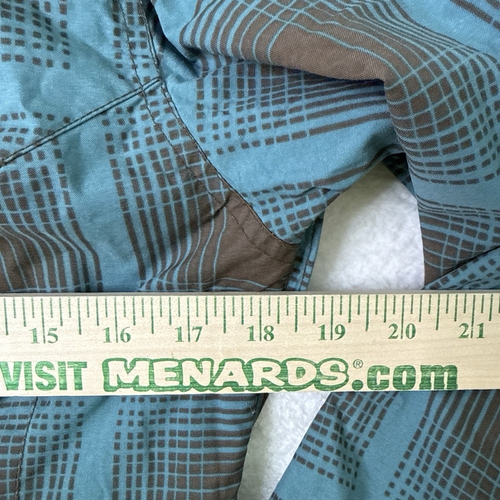 Roxy Womens Utility 5000 Snow Suit One Piece Blue Brown Plaid Ski Snowboard‎ M - Picture 11 of 16